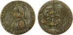 UNITED STATES: Colonial, AE halfpenny token (5.42g), 1766, KM-Tn24a, Betts-519, 28mm Pitt halfpenny 