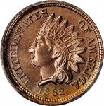 1862 Indian Cent. MS-66+ (PCGS). CAC.
