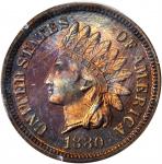 1880 Indian Cent. Proof-64 RB (PCGS). OGH--First Generation.
