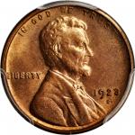 1923-S Lincoln Cent. MS-65 RD (PCGS).