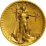 MCMVII (1907) Saint-Gaudens Double Eagle. High Relief. Wire Rim. Proof Details--Cleaned (NGC).