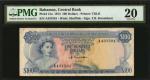 BAHAMAS. Central Bank of the Bahamas. 100 Dollars, 1974. P-41a. PMG Very Fine 20.
