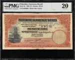 PALESTINE. Palestine Currency Board. 5 Pounds, 1939. P-8c. PMG Very Fine 20.