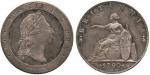 GREAT BRITAIN, British Coins, England, George III: Restrike Pattern Halfpenny, 1790, struck in silve