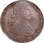 MEXICO. 8 Reales, 1810-Mo HJ. Mexico City Mint. Ferdinand VII. NGC AU-55.
