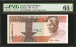 GHANA. Bank of Ghana. 50 Cedis, 1980. P-22b. Some Consecutive. PMG Choice Uncirculated 64 EPQ to Gem