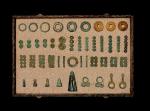西周–战国铜权、骨权、草原文化连珠贝一组45枚 美品