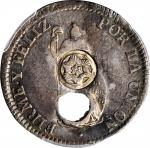 COSTA RICA. Costa Rica - Peru. "Carrillo" 2 Reales, ND (1841). San Jose Mint. PCGS VF-35 Gold Shield