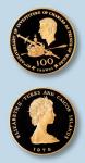 1979年英属图克斯和凯克斯群岛100克朗英国王子纪念金币