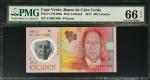 CAPE VERDE. Banco de Cabo Verde. 200 Escudos, 2014. P-Unlisted. PMG Gem Uncirculated 66 EPQ.