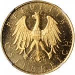 AUSTRIA. 100 Schilling, 1931. Vienna Mint. NGC PROOFLIKE-65.