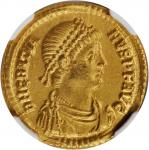 GRATIAN, A.D. 367-383. AV Solidus (4.43 gms), Antioch Mint, ca. A.D. 367-375. NGC MS, Strike: 5/5 Su