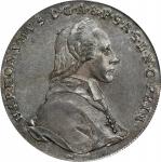 AUSTRIA. Salzburg. Taler, 1776-M. Salzburg Mint. Hieronymus von Collordo. PCGS MS-62.