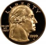 1999-W George Washington Death Bicentennial Gold $5. Proof-69 Deep Cameo (PCGS).