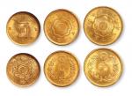 1871-1917年日本一圆(NGC MS64)、十圆（PCGS MS63)、二十圆(PCGS MS65)金币各一枚