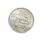 1986年美国“中国皇后号”帆船纪念银币一枚全
