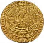 GREAT BRITAIN. Noble, Fourth Coinage. Pre-treaty Period. ND (1351-52). Edward III (1327-77). PCGS MS