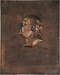 Undated Benjamin Franklin Portrait Plaque by an Unknown Artist. Bronze. 200 mm x 248 mm. Greenslet-U