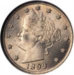 1899 Liberty Head Nickel. MS-66 (NGC).