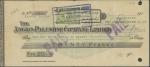  Anglo-Palestine Company Limited, Cheque currency, 20 Francs, ND (1914-15), second series, serial nu