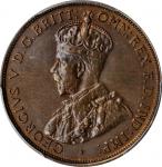 AUSTRALIA. Penny, 1930-(m). Melbourne Mint. PCGS Genuine--Surfaces Smoothed, AU Details Gold Shield.
