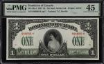 CANADA. Dominion Of Canada. 1 Dollar, 1917. DC-23a-i. PMG Choice Extremely Fine 45.