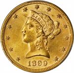 美国1899年10美元金币。