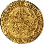 BELGIUM. Flanders. Cavalier dOr, ND. Ghent Mint. Louis II de Male (1346-84). NGC MS-65.