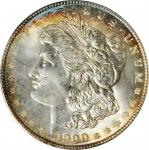 1900 Morgan Silver Dollar. VAM-24. Top 100 Variety. Doubled Die Reverse, Doubled Wing. MS-64 (PCGS).