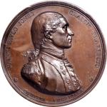 1779 (ca. 1845-1860) Captain John Paul Jones / Bonhomme Richard vs. Serapis Naval Medal. Paris Mint 