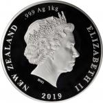 2019年新西兰20元一公斤精製银币。 NEW ZEALAND. Silver 20 Dollars (Kilo), 2019. NGC PROOF-69 Ultra Cameo.