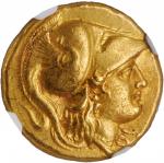 MACEDON. Kingdom of Macedon. Alexander III (the Great), 336-323 B.C. AV Stater (8.56 gms), Lampsakos