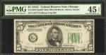 Fr. 1959-Gm629. 1934C $5  Federal Reserve Mule Note. Chicago. PMG Choice Extremely Fine 45 EPQ.