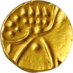 INDIA. Cochin. Fanam, ND (1675-1724). PCGS AU-55 Gold Shield.