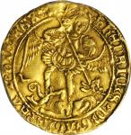 GREAT BRITAIN. Angel, ND (1544-47). Henry VIII (1509-47). PCGS AU-53 Gold Shield.