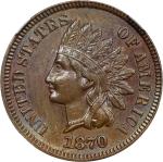 1870 Indian Cent. AU Details--Cleaned (NGC).
