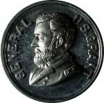 Undated (1868) Ulysses S. Grant Campaign Medal. DeWitt-USG 1868-18. White Metal. Mint State, PVC Res