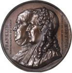 1833 Society Montyon and Franklin Medal. Bronze. 42 mm. Greenslet GM-51, Fuld FR.M.SO.1. MS-65 BN (N