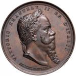Savoy Coins. Vittorio Emanuele II (1861-1878) Medaglia 1878 in ricordo della sua morte e sepoltura a