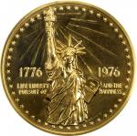 1976 National Bicentennial Medal. Large Format. Gold. 76 mm. 455.5 grams. Swoger-52IAa. #349. Mint S