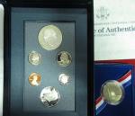 Unites States; 1990, Mint prestige set of 6 proof coins ( including 1990 Eisenhower Centennial silve