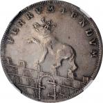 GERMANY. Anhalt-Bernburg. 2/3 Taler, 1733-IIG. Stolberg Mint. Victor Friedrich. NGC EF-45.