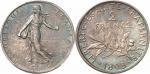 IIIe République (1870-1940). 2 francs 1898, piéfort sur flan brillant.