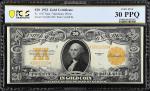 Fr. 1187. 1922 $20  Gold Certificate. PCGS Banknote Very Fine 30 PPQ.
