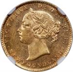 1888年加拿大纽芬兰2元金币，NGC MS62+，美品