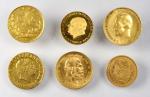 混合一组。1820-1915年世界金币。