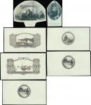 American Banknote Company, group of 7 items consisting of 5 photographic proofs and two vignettes fr