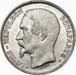 France. 1852. Silver. NGC MS64. UNC. 5Franc. Napoleon III Silver 5 Francs