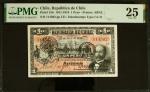 CHILE. Republica de Chile. 1 Peso, 1911-1919. P-15b. PMG Very Fine 25.