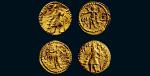 古代丝绸之路早期阿膏珍时期金币一组两枚